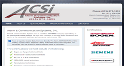 Desktop Screenshot of acsi-sys.com